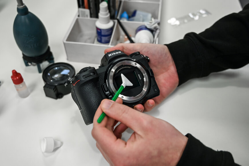 Kit de nettoyage de caméra 6 en 1, outil de nettoyage d'objectif