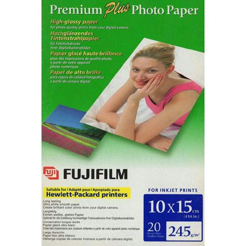 Fuji Fotopapier Plus 10x15/20 -