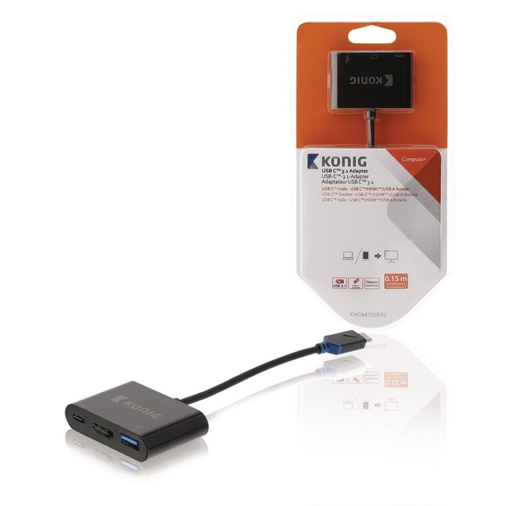 Adaptateur USB 3.0 Type A / M vers VGA / F - Noir - 0.15 m