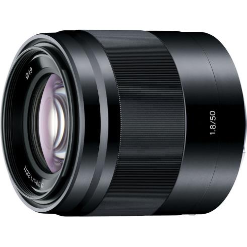 SONY E 50MM F/1.8 OSS ZWART